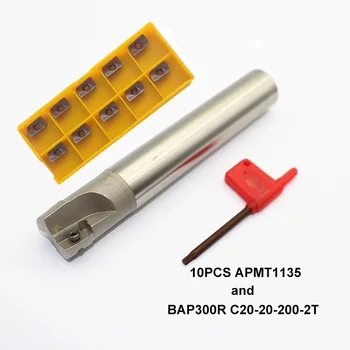 1PCS 20mm Veido Frezavimo Turėtojas BAP300R C20 20 120 150 200 mm APMT1135 M2 H2 CNC Tekinimo staklių Gamykloje Pjovimo Įrankis Karbido Įdėklai Rinkinys