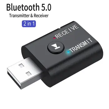 BEESCLOVER 2-in-1 USB Bluetooth5.0 Garso Siųstuvas Smart Imtuvas, Plug and Play TV PC, Ausines