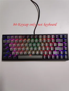 Keycool 84 Doubleshot PBT keycaps RGB apšvietimu skaidrus keycap viršų spausdinti double shot PBT keycap keycool84