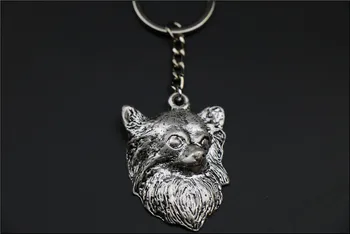 Naujas Mados čihuahua šunų Keychain papuošalai Populiarus gyvūnų Key Chain Raktų Žiedas