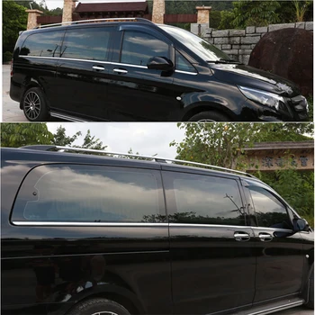 Nerūdijančio plieno automobilio lango rėmo apatinės apdailos Mercedes-Benz V-Klasse VITO W447 viano valente metris V250 V220 2019