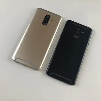 Samsung Galaxy A6 Plius 2018 A6+ A605 A605F Būsto Metalo Viduryje kadro Baterija, galinis Dangtelis+Fotoaparato objektyvas+Pusėje Mygtukai