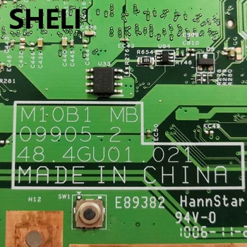 SHELI Asus E6214 nešiojamas plokštė MI0B1 MB 09905-2 48.4gu01.021