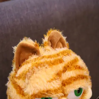 Shorthair Riebalų Garfildas Katė Minkštas Žaislas Iškamšos Tingus Kvailai Katė, Tigras, odos Modeliavimas katė Pliušinis žaislas dovana augintiniai mėgėjams