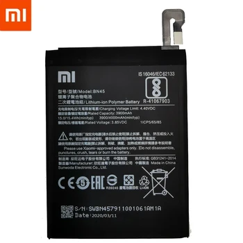 Xiao Mi BN45 Telefono Baterija Xiaomi Redmi 5 Pastaba Note5 Originalios Mobiliojo Telefono Baterijas Nemokamus Įrankius+Lipdukai