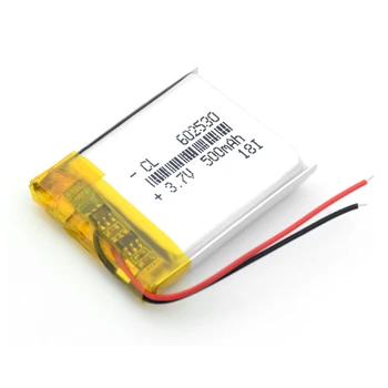 1/2/4pcs Įkrovimo 602530 500mAh Li-jonų Polimerų Lithiumion Baterija Su Pcb Apsaugos LED Šviesos Mini Garsiakalbis Smart Žiūrėti