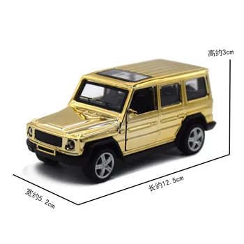 1/36 Aukso Automobilių Žaislai DieCast Transporto priemonės 3 Tipų Traukti Atgal ir Grįžti Galia 12cm Kolekcija