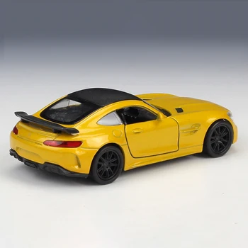 1:36 Diecast Modeliai Mercedes-AMG GT-R Kupė Modelio Žaislai Lydinio Automobilių Diecast Metal Traukti Atgal, Automobilių Žaislą Dovanų Kolekcija