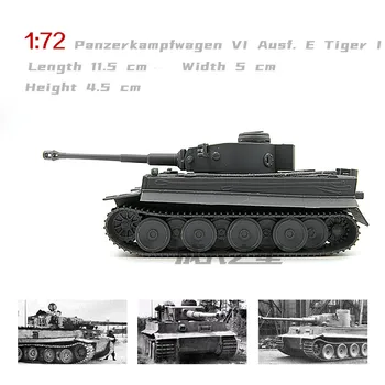 1/72 antrojo pasaulinio KARO Vokietija Bakas Surenkamieji Tigras M1A2 Merkava Leopard 2A5 Karinės Asamblėjos Žaislas Plastikiniai Modelis Rinkinys
