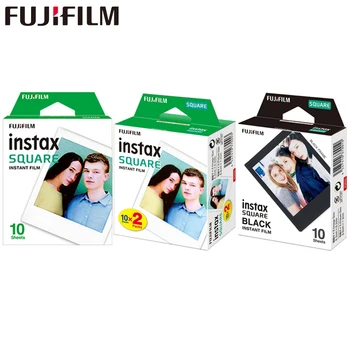 10-100 lakštai Fujifilm Instax Aikštėje Instant White Juodi rėmeliai Filmai Fuji SQ10 SQ6 Pasidalinti SP-3 Spausdintuvo Foto Kamera