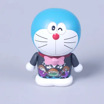 100-Osioms Doraemon Rankų darbo Lėlės Keychain Priedai Doraemon Gimtadienio Dovana Lėlės Automobilių Apdailos Vaikų Kalėdų Gif