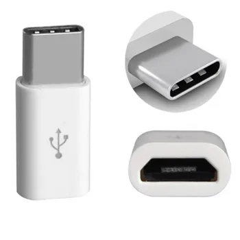100vnt USB-C Tipo-C Micro USB Duomenų Įkrovimo Adapteris, Skirtas 