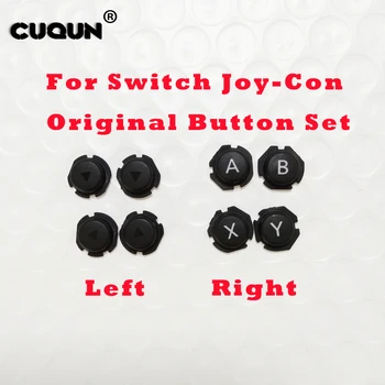 10Sets/Daug Originalių Mygtuką Nustatyti NS Pereiti Kairėn, Dešinėn Džiaugsmas-Con Joycon NS Gamepad Valdytojas Mygtukai Įtraukti ABXY ir Paliko 4PCS