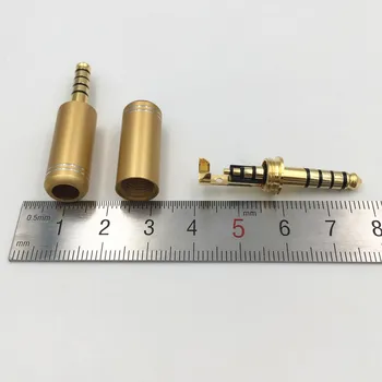 10vnt 4.4 mm 5 Polių Ausinės Ausinių Pin Plug Garso Visiškai Subalansuotas Adapteris, skirtas 