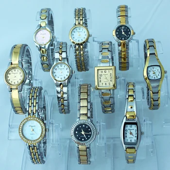 10vnt Sumaišyti Birius Daug Spalvingų Rose Gold Lady Moterų Laikrodžiai Kvarco Judėjimas Laikrodis Suknelė Žiūrėti Dovana JBT1 Didmeninės kainos