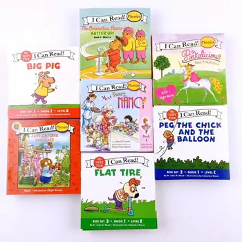 12books/set galiu Skaityti Phonics anglų kalba, Knygos Vaikams, Vaikams Istorija Nuotrauka Kišenėje Knygų Mokytis anglų Kalbos Knygas