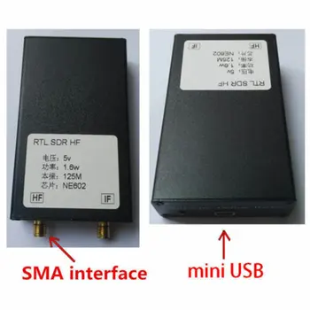 150K-30MHZ HF Upconverter Už RTL2383U SDR Imtuvas su Aliuminio Atveju UPCONVETER Su USU duomenų kabelis