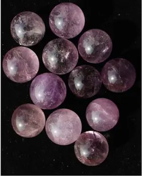 16-20pcs natūralus ametistas kvarco kristalo kamuolys