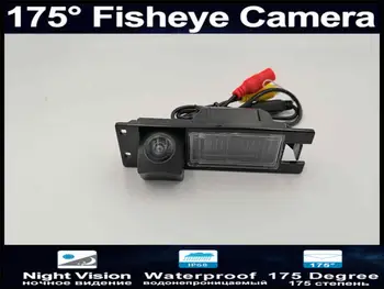 175 Laipsnių 1080P Fisheye MCCD Automobilio Galinio vaizdo Kamera, skirta Opel Astra H J CorsaD Meriva A, Vectra C, Vectra B FIAT Grande Insignia