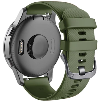 18 20 22 mm Silikono Watchband Dirželis Garmin Vivoactive 3 Pirmtakas 645 245 Vivoactive 4 4S Smart Apyrankės Apyrankės Dirželio