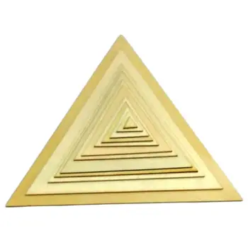 18 dydis gali pasirinkti Paprastą Mediniai trikampis Tuščią trikampis Skiltelės Diskai, Vestuvių priedai 