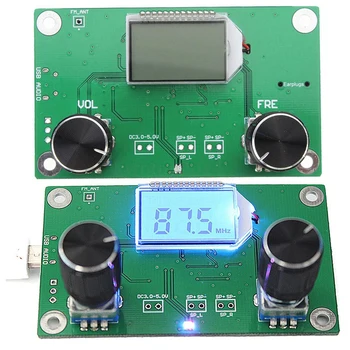 1Pc 87-108MHz DSP&PLL LCD Stereo Skaitmeninis FM Radijo Imtuvo Modulis + Serijos Kontrolės