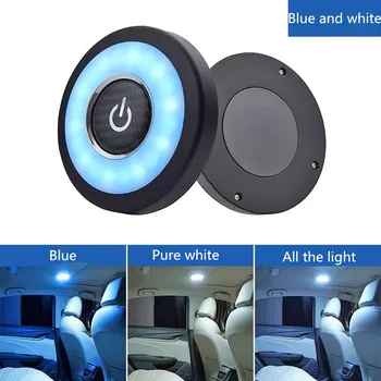 1PC Automobilių touch stogo šviesos Spalvos USB Įkraunamas LED Nešiojamos Belaidžio ryšio Patalpų Skaityti Viršų magnetinis ekranas naktį šviesos