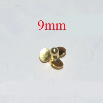 1PC Skersmuo 9mm Žalvario Sraigto Diafragmos 1,5 mm Veleno Irklas Teigiami Grįžtamieji Miniatiūriniai Rekvizitai, Atsarginės Dalys 