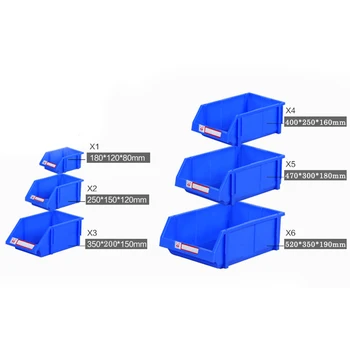 1pcs Plastikinio Langelio Klasifikuoti talpinimo Bin elektroninės komercijos Sandėlis, Garažas Cassify Laikymo Dėžutė X1 X2 X3 X4