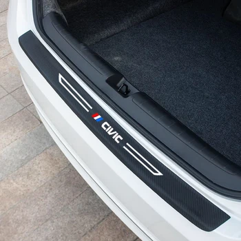 2008-2020 Honda Civic 10 8 R galinis bamperis su anglies pluošto galinis guard plokštė lipdukas liemens apsauga odos lipdukas