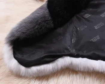 2017 m. Žiemos Naujas mados prekės ženklo Netikrą fox fur šilta liemenė moterų Trumpa striukė žiemos nukentėjo spalvos Dirbtiniais kailių paltai w1703 nemokamas pristatymas