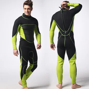 2018 3mm Neopreno vientisas nardymo kostiumas atsparus vandeniui drabužių šiltas hidrokostiumą, banglenčių tiktų Vyrų nemokamai nardymo kostiumas