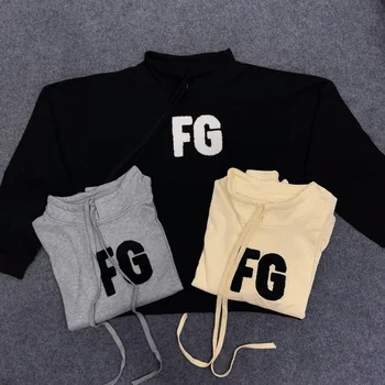 2019 Essentials FG Flocking Moterys Vyrai Golfo Palaidinukė Hoodies Hiphop Streetwear Vyrų Palaidinukė Megztinis