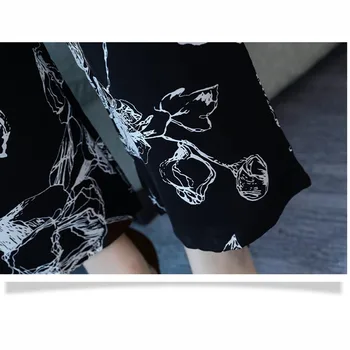 2019 naujas mados atsitiktinis šifono pakabukas žodis pečių pločio kojų kelnės kostiumas plius dydžio dviejų dalių rinkinys moterims dviejų dalių komplektai