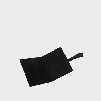 2019 Naujas modelis Kreditinės kortelės maišas natūralios odos rankomis austus austi Vyrų ir moterų paties stiliaus Mygtuką du kartus pusėje