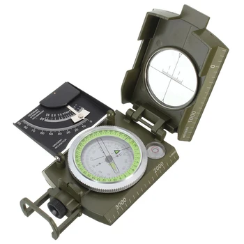 2019 Naujos Profesinės Karinės Armijos Metalo Matomumas Kompasas clinometer Kempingas