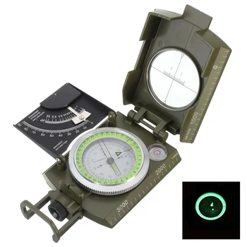 2019 Naujos Profesinės Karinės Armijos Metalo Matomumas Kompasas clinometer Kempingas