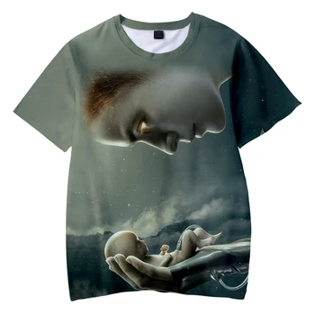 2020 m. Iškeltus Vilkai T-shirt 3D O-Kaklo Vyrų Marškinėlius Moterims Vasaros Trumpas Rankovėmis Tee Unisex Streetwear Harajuku Mados Drabužiai