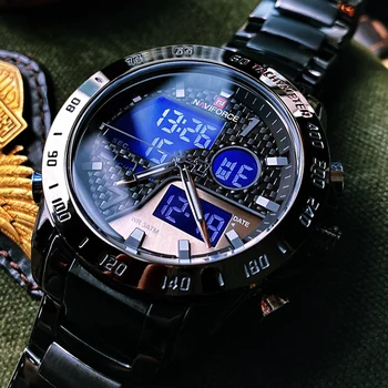 2020 Naujas Laikrodis Prabangūs vyriški Sportiniai Laikrodžiai Vandeniui LED Skaitmeninis Kvarco Ekranas Verslo Laikrodžius Vyrų Relogio Masculino