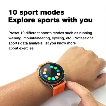 2020 Sporto Smart Watch Vyrai Moterys Užsakymą surinkite Visas Jutiklinis Ekranas Širdies ritmo Monitoringo Smartwatch 