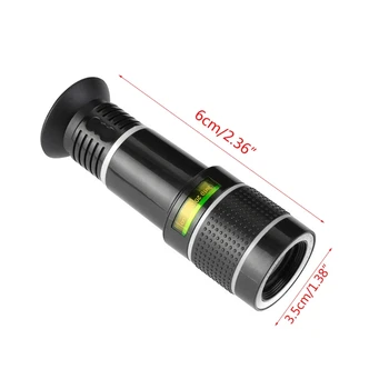 2020 Universalus 20X Clip-On Artinimo Teleskopo vaizdo Kameros Mobilusis Telefonas Zoom objektyvas labiausiai D08A