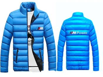 2020 Vyrų Žiemos Motokroso Dygsniuotas striukė Mados Vėjo šilta medvilnė kailio Viršutiniai drabužiai medvilnės-paminkštintas Atsitiktinis Sporto Kailis