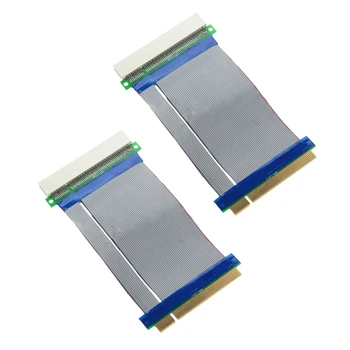 2vnt 32 Bitų Lankstus PCI Riser Slot Extender Cable Adapter Išplėtimo Skaičiuoklė
