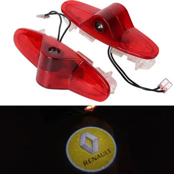 2X LED Automobilių Vaiduoklis Šešėlis Durų Sveiki Logotipas Projektoriaus Šviesos Renault Laguna Talismanas Megane Espace Vel Satis Platuma 2011 m. 2012