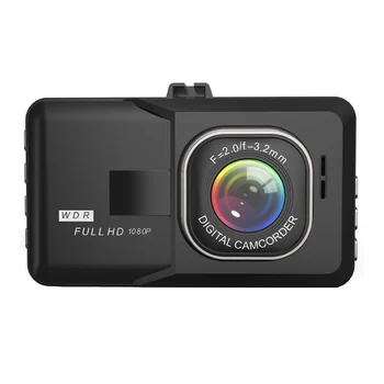 3 Colių Brūkšnys kamera Full HD 1080P Automobilių Vairavimo Diktofonas, Transporto priemonės vaizdo Kamera DVR EDR Dashcam Su Judesio Aptikimo Naktinio Matymo G Jutiklis
