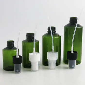 30 x Tamsiai Žalios spalvos Plastiko Rūko Purkštuvu Kvepalai PET Butelis Tuščias Kosmetikos Parfum Kvepalų Indą 50ml 100ml 150ml 200ml 5 oz
