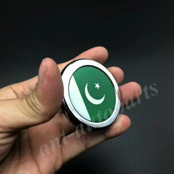 3D Metalo Pakistano Vėliavos Automobilio Logotipas Ženklelis Motociklų Lipdukai Lipdukas Lauktuvės