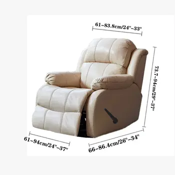4 Vnt/set Ananasų Grotelių Elastinga Visą įskaičiuota Kėdė Padengti Fotelis Recliner Sofos Masažas Supamoji Kėdė, Apsauginis Dangtelis
