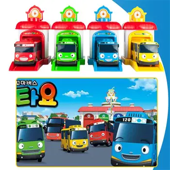 4pcs/set Priekaištauti Autobusų, automobilių Išmetimo Žaislas Autobusų Modelis Žaislas Diecasts & Žaislas Transporto priemonių, Automobilių, Vaikams, Žaislai, Transporto priemonės Vaikams Juguetes Didelis Dydis