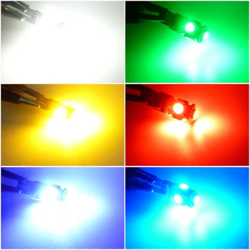 4x T10 W5W LED Lemputės Automobilių Salono Dome Light Kamieno Lemputė, Stovėjimo Šviesos Kia Rio 3 2 K2 K3 K4 K5 Už Kia Sportage 2011 m. m.